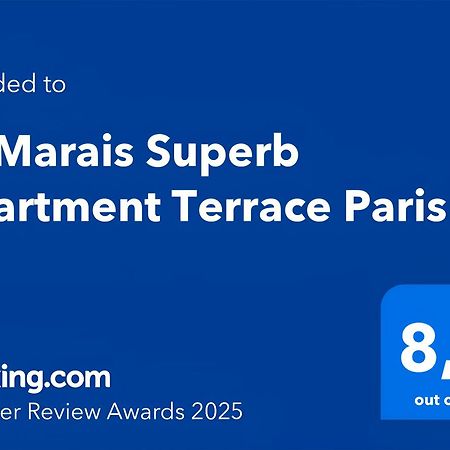 Le Marais Superb Apartment Terrace Paris Free Netflix Exterior foto