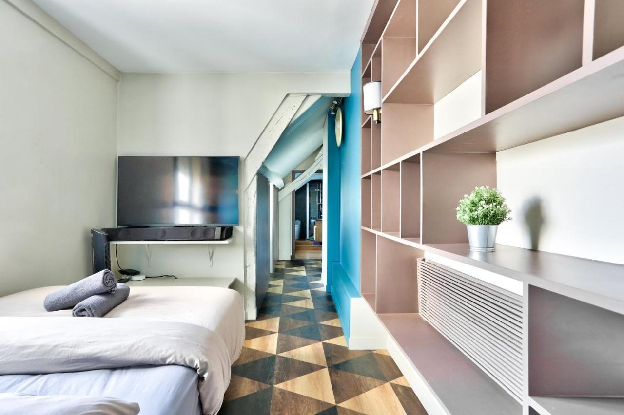 Le Marais Superb Apartment Terrace Paris Free Netflix Exterior foto