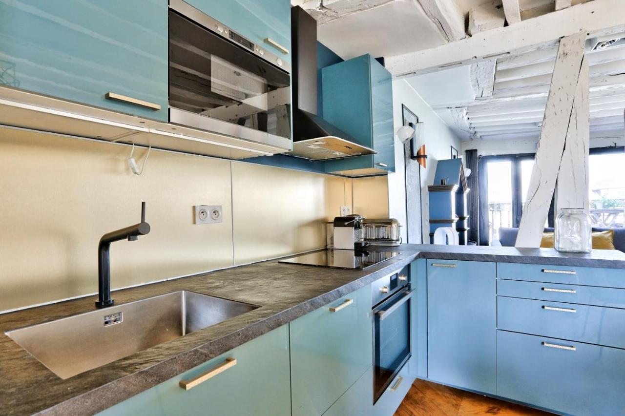 Le Marais Superb Apartment Terrace Paris Free Netflix Exterior foto