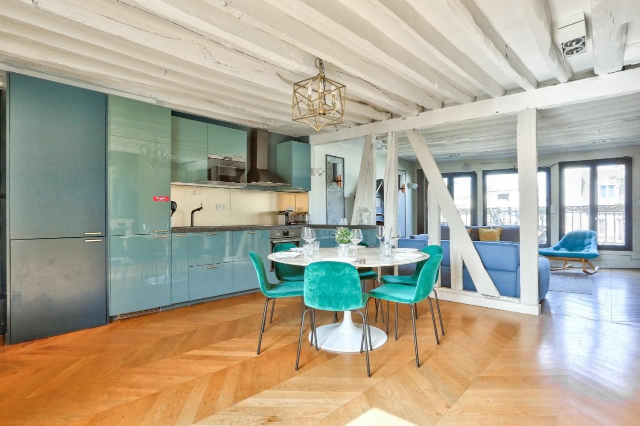 Le Marais Superb Apartment Terrace Paris Free Netflix Exterior foto