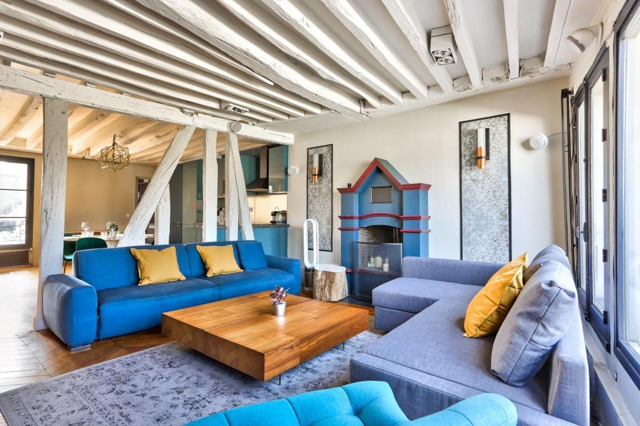Le Marais Superb Apartment Terrace Paris Free Netflix Exterior foto