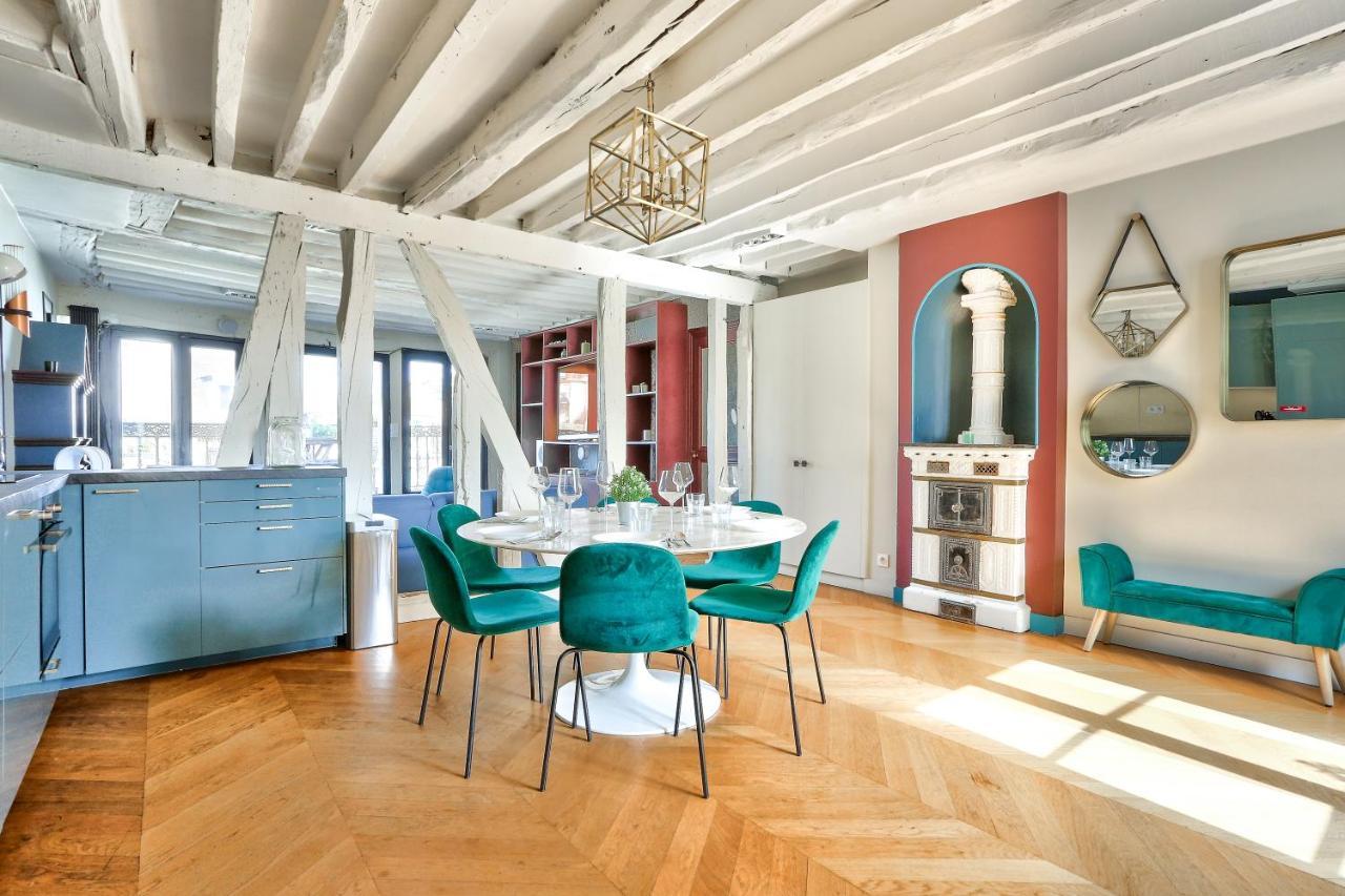 Le Marais Superb Apartment Terrace Paris Free Netflix Exterior foto